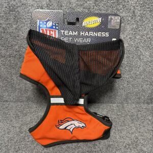 Denver Broncos Pets First NFL Team Harness Pet Wear Size M 14” - 18” Brand New